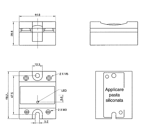 Parts - Panel Mount Solid State Relay