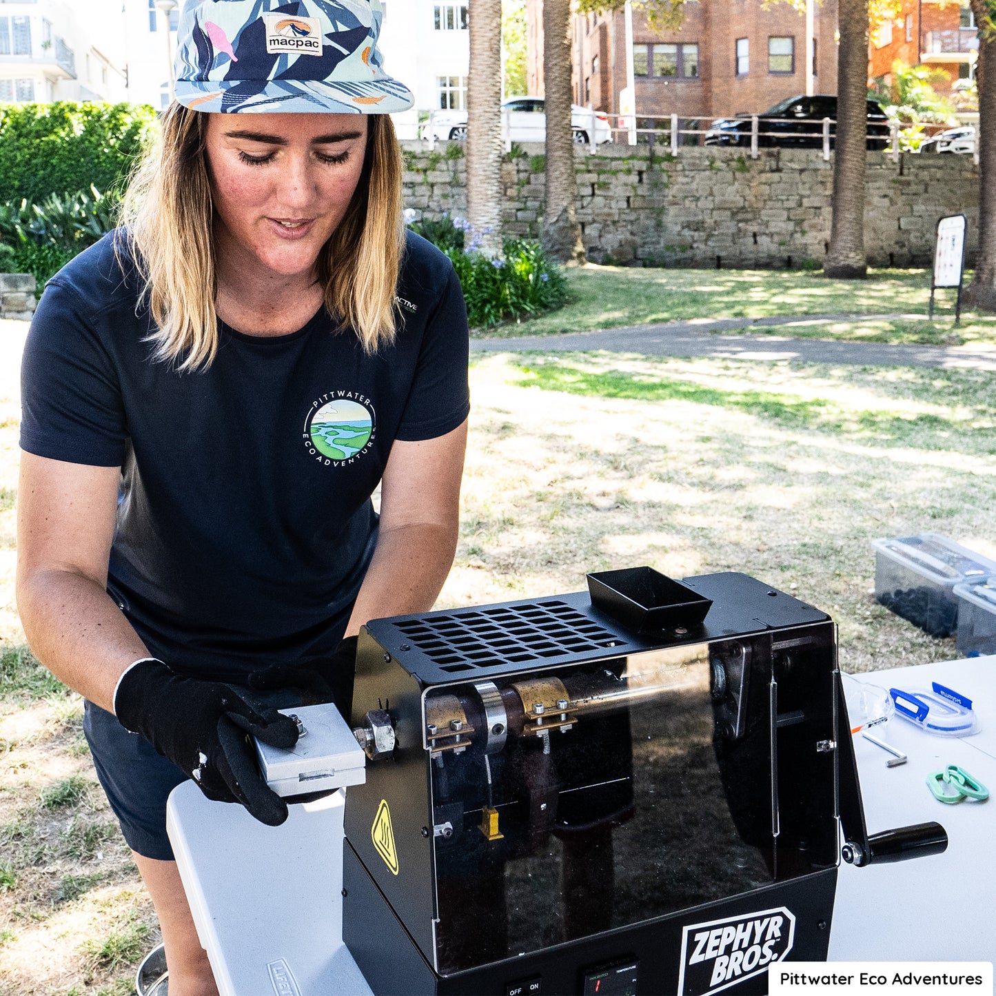 Zephyr Bros benchtop extruder | Precious Plastic Melbourne