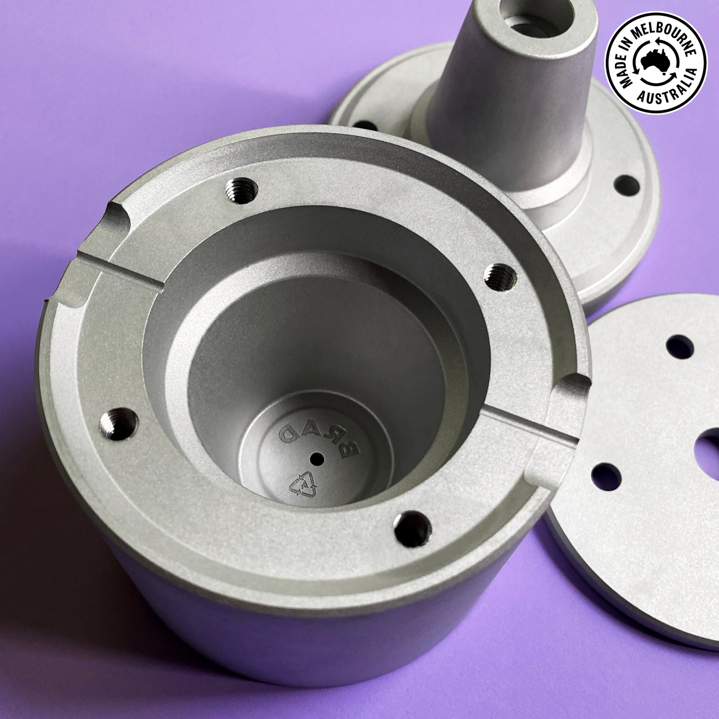 Small pot plant mould for use with precious plastic machines