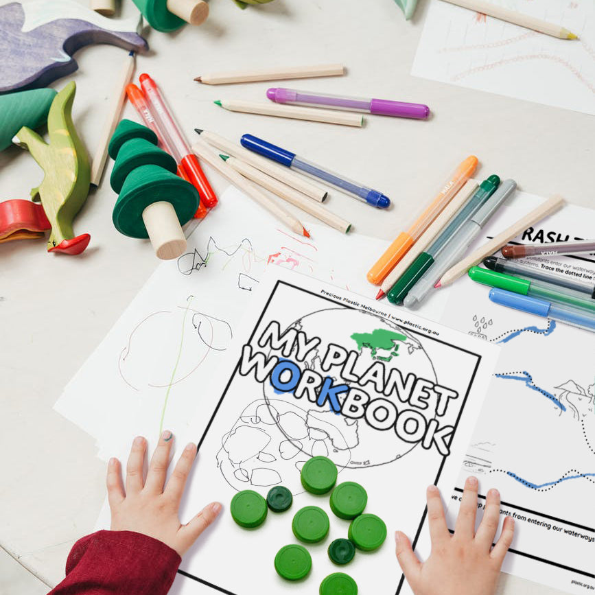 Kids printable / downloadable sustainability workbook