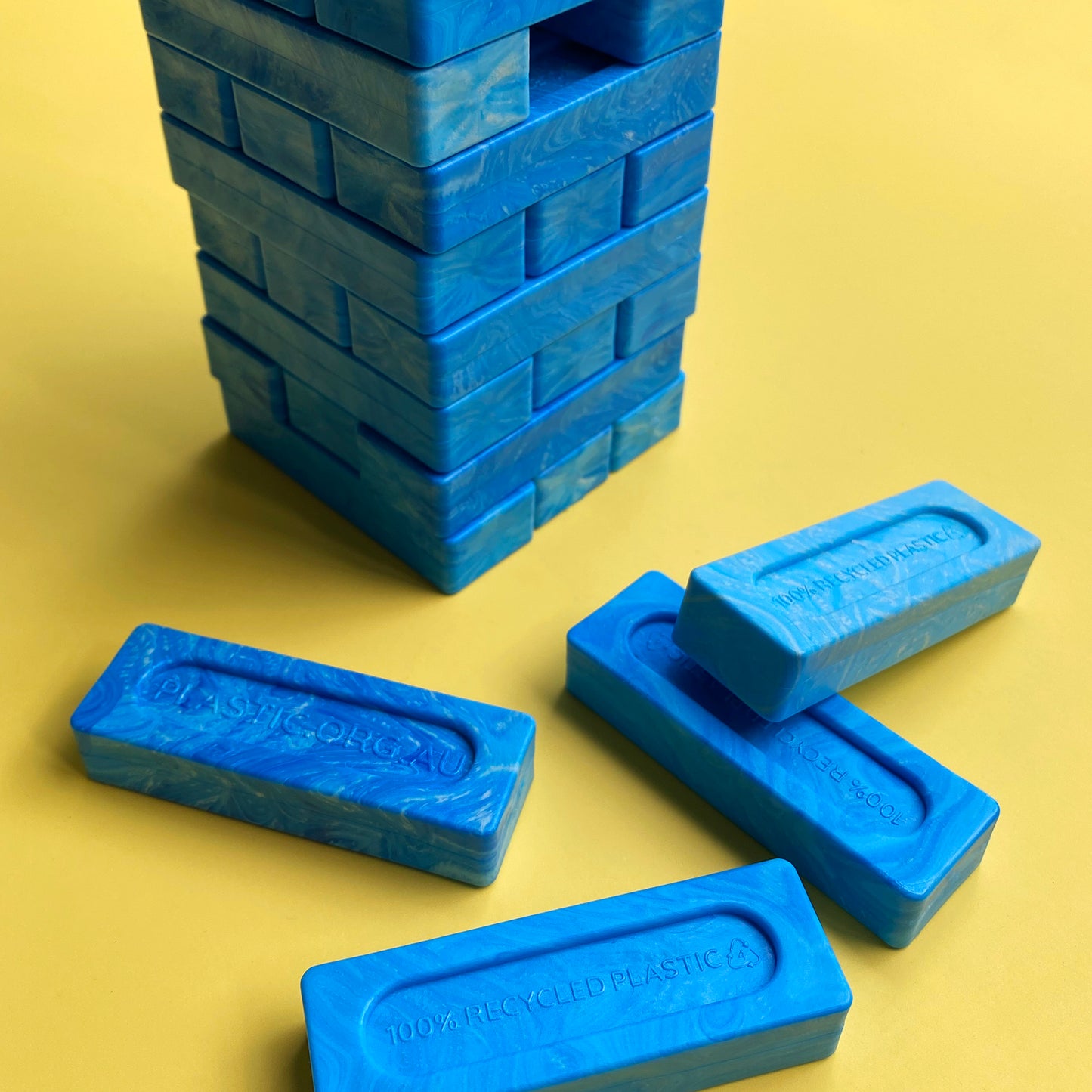 Recycled Tumbling Tower Game