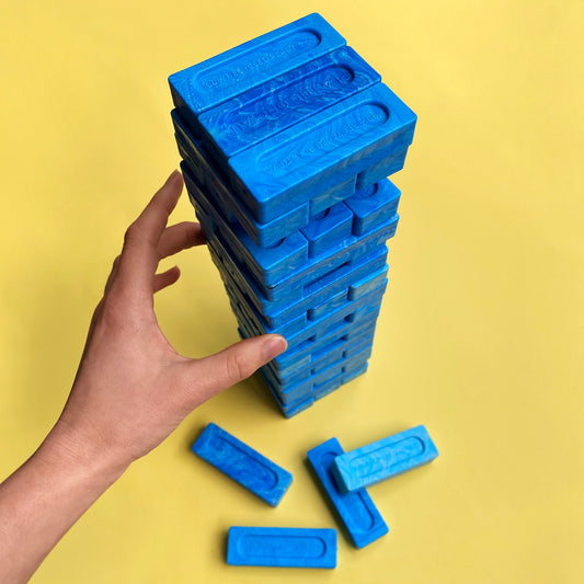 Recycled Tumbling Tower Game