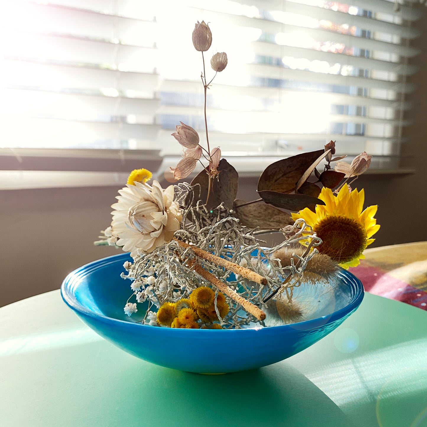 Upcycled plastic bowl / dish made from post-consumer plastics