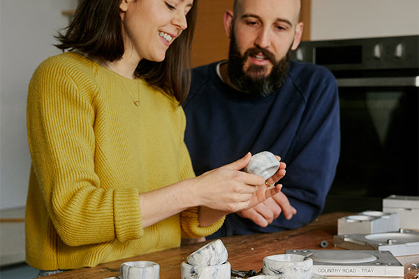 Kayla & Piers Mossuto of Precious Plastic Melbourne | Aussie recycling business produces homewares range for Country Road