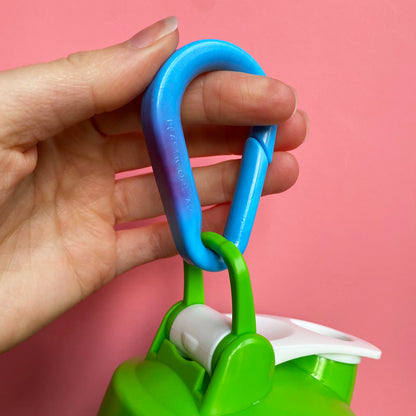 Recycle plastic waste into funky, colourful carabiners