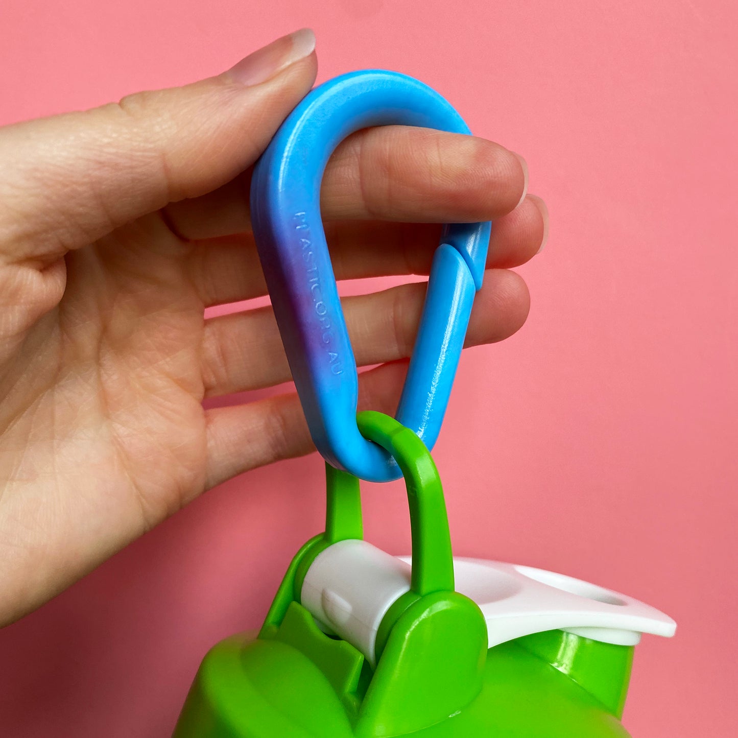 Recycle plastic waste into funky, colourful carabiners