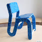 Furniture made from recycled post-consumer plastic waste