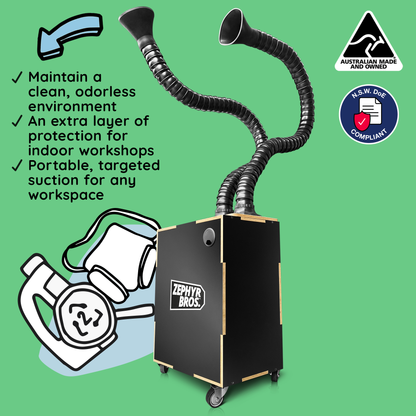 Precious Plastic fume extractor