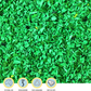 Green recycled, reclaimed eco-friendly plastic shred | Precious Plastic Melbourne