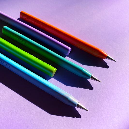 Micro-recycling product molds: DIY recycled plastic triangular pens