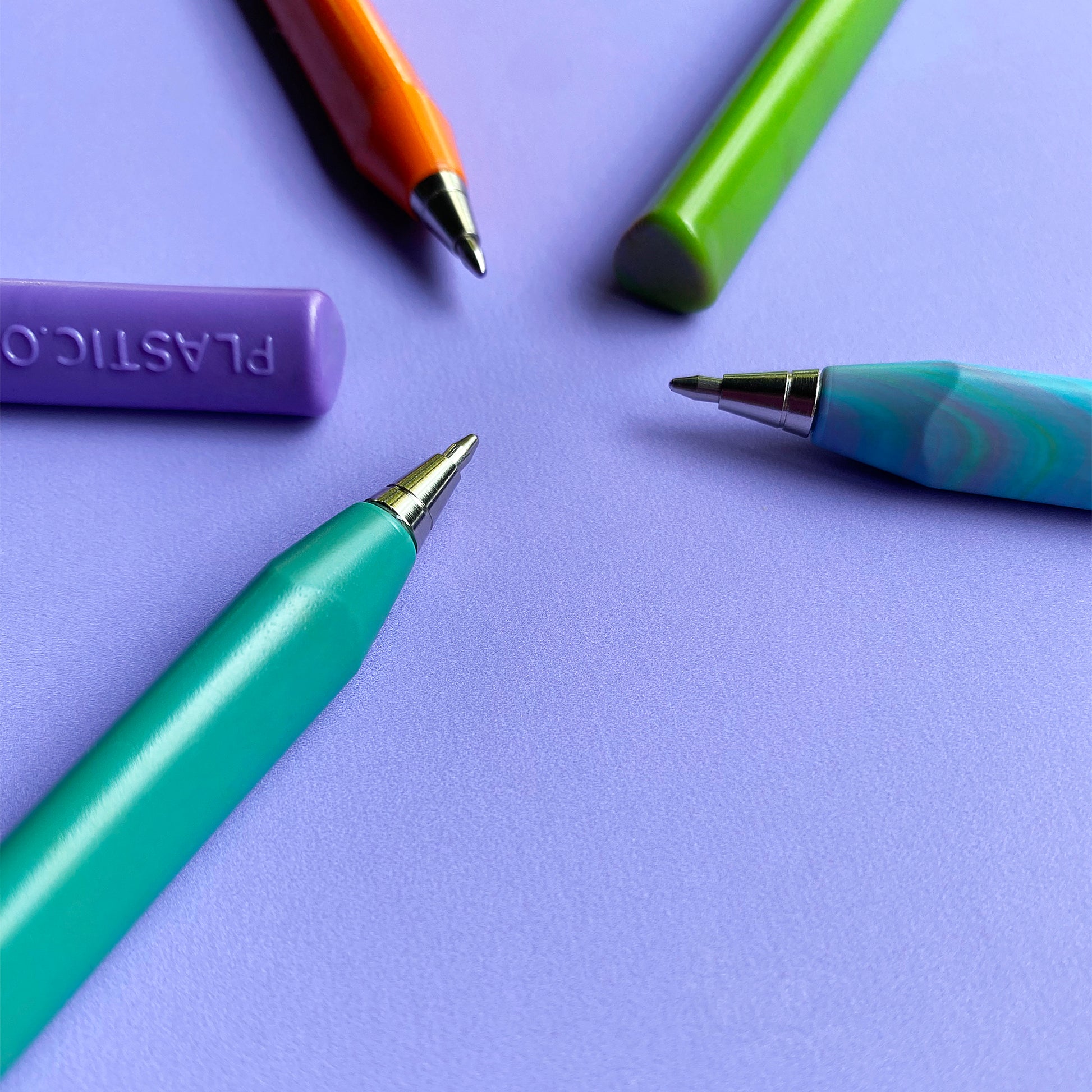Ergonomic jumbo triangular pen for grip development & technique | Made with upcycled plastic waste