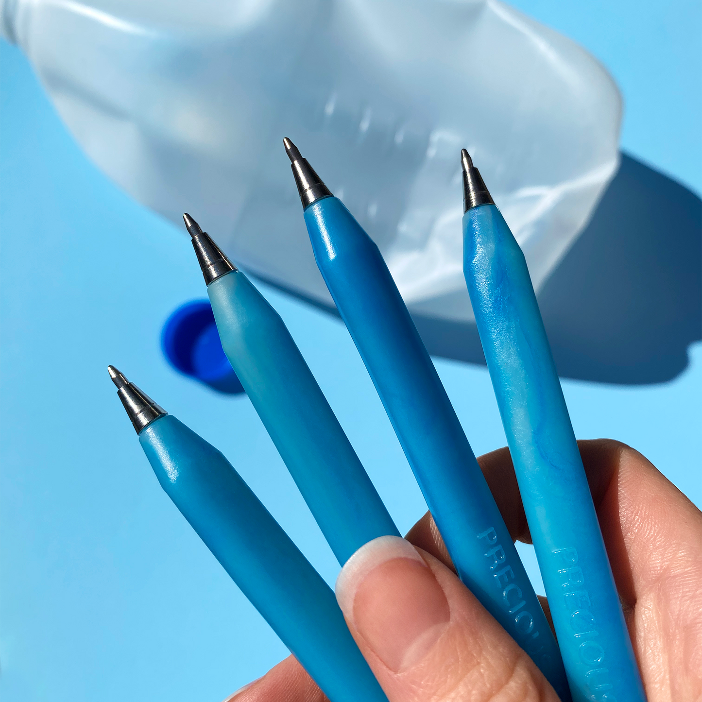 Australian made pens create using recycled plastics