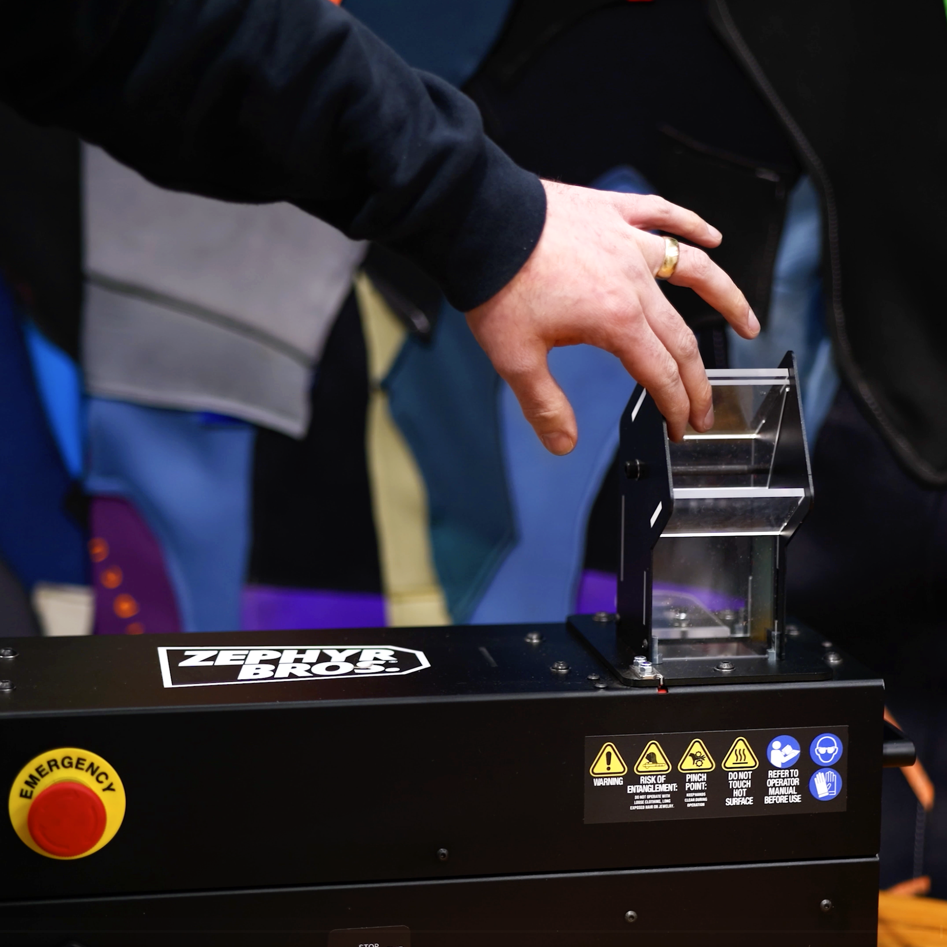 Zephyr Bros benchtop plastic shredder