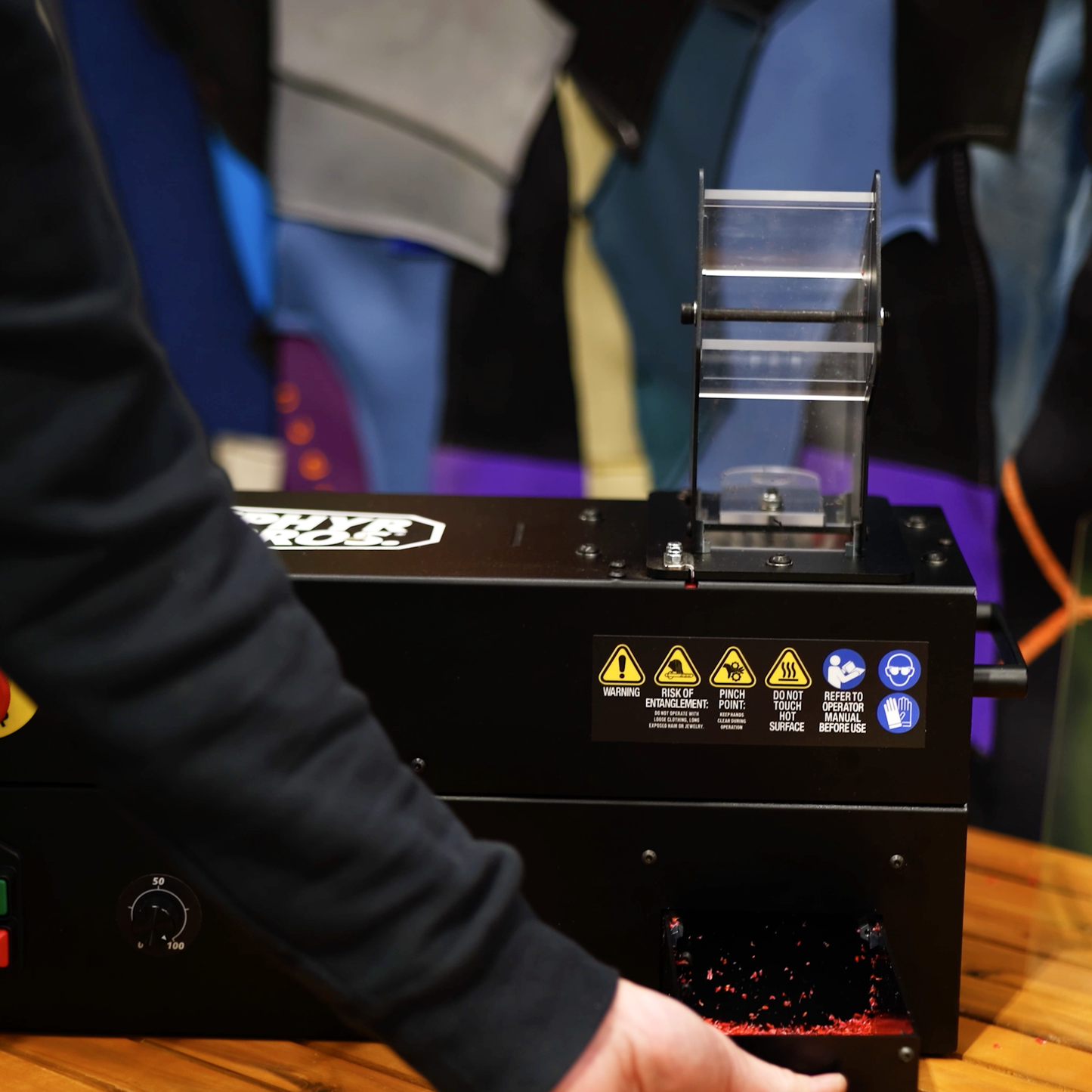 Precious Plastics desktop shredder