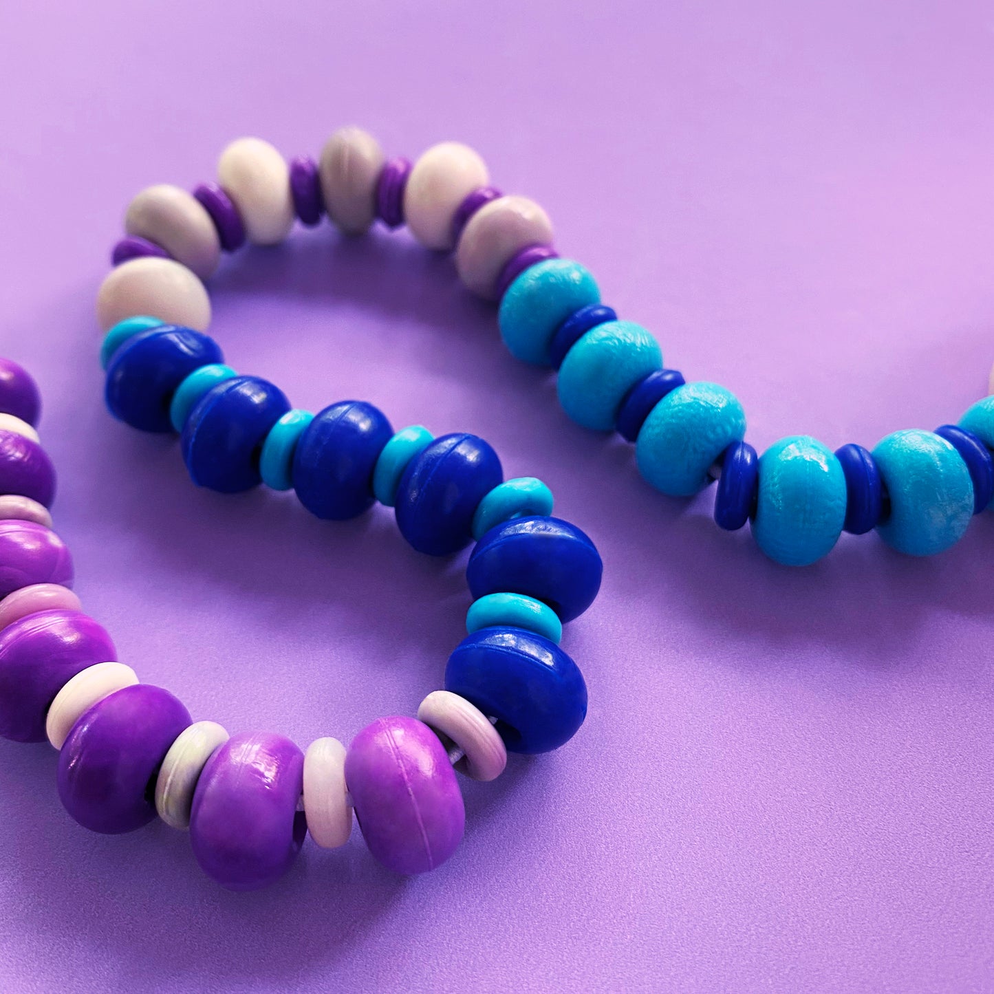 Product mould for producing recycled plastic beads