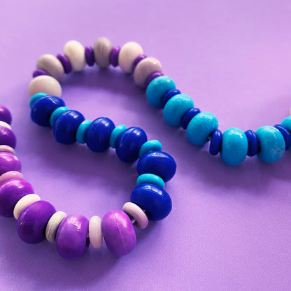 Product mould for producing recycled plastic beads