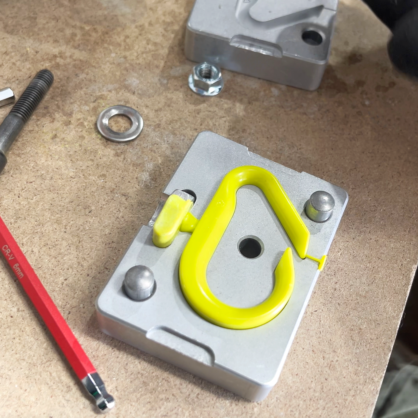 Chunky carabina product mould from Precious Plastics Melbourne