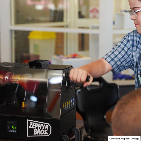 Small recycling equipment for schools | Zephyr Bros. made in Australia