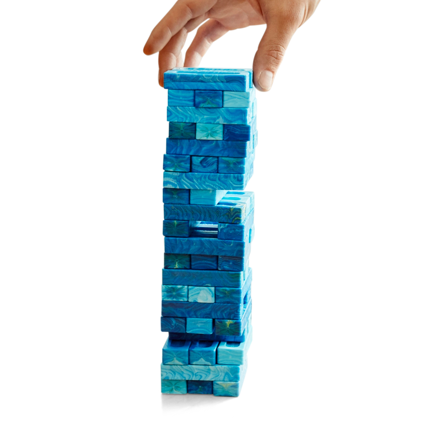 Precious Plastic Melbourne jenga tower